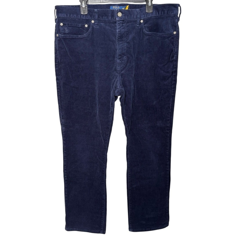 Polo Ralph Lauren Men's Corduroy Pants Blue Size 40x30 Preppy Classic Chino